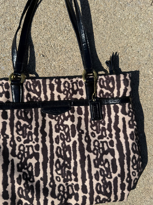 Coach Ocelot Satchel Totebag