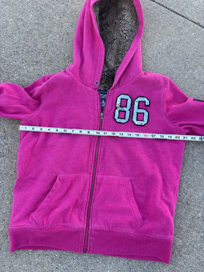 Y2K Pink Fur Jacket