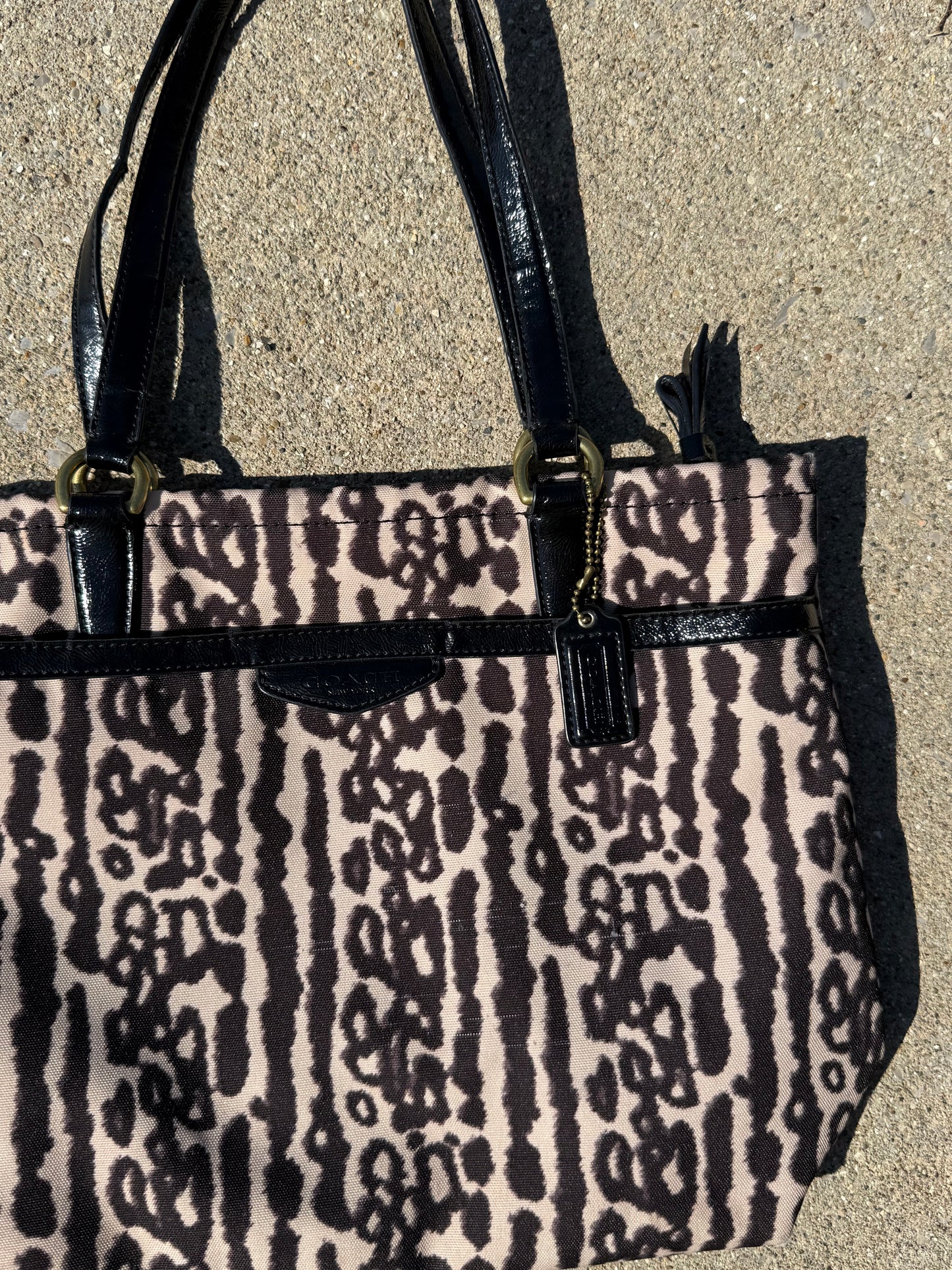 Coach Ocelot Satchel Totebag