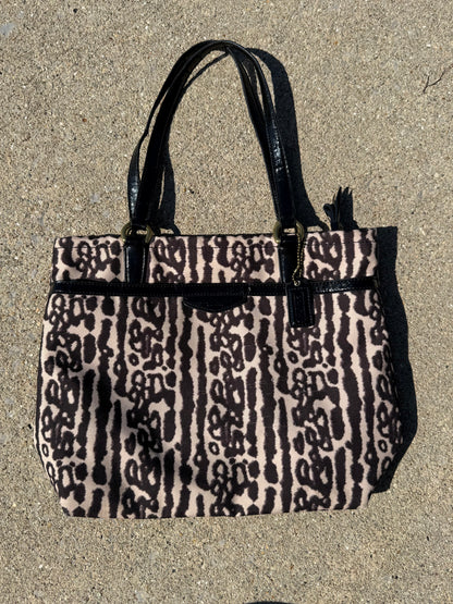 Coach Ocelot Satchel Totebag