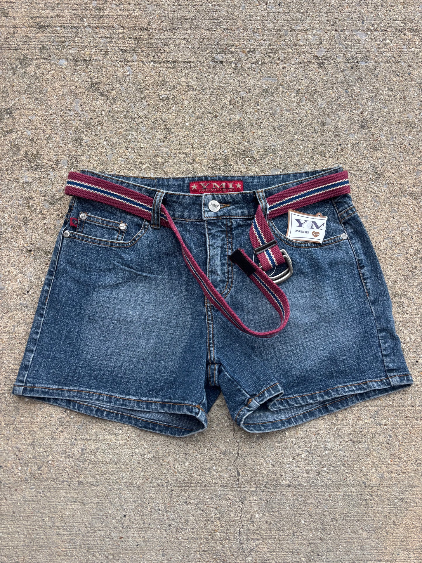 NWT YMI Denim Shorts W/ Belt