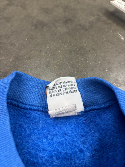 90’s Looney Tunes Tweety Blue Crewneck