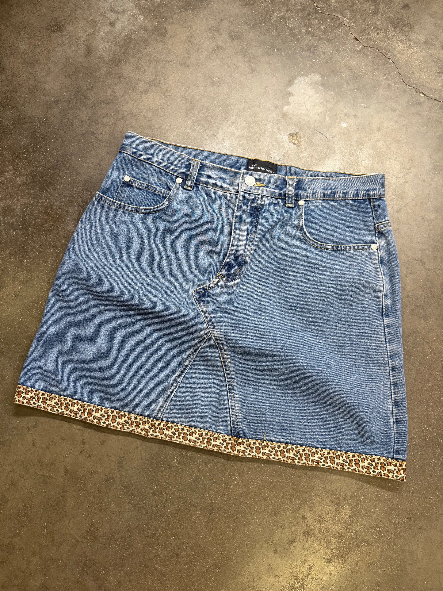 No Boundaries Denim Skirt