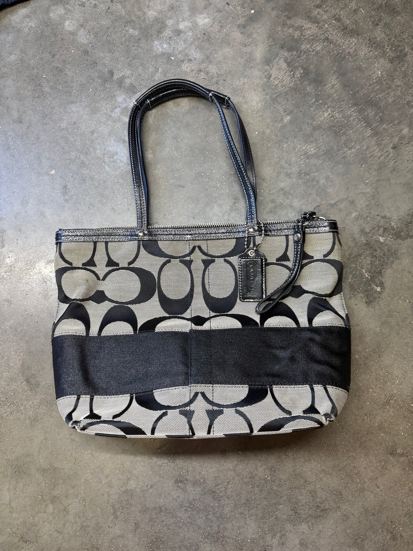 Stripe Tote Coach